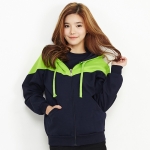 특양면 브이배색 단체후드집업 SP-224(기모 가능) (주문제작상품)