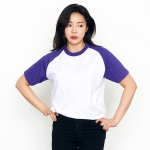 30수 반팔 래글런 라운드 티셔츠 SP-243(아동 티제작 가능)