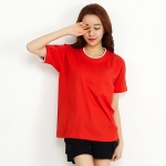 20수 이중 라운드 반팔 티셔츠 SP-77(빅사이즈 티제작 가능)