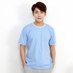 20수 이중 라운드 반팔 티셔츠 SP-77(빅사이즈 티제작 가능)
