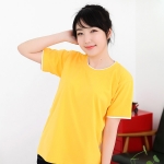 20수 이중 라운드 반팔 티셔츠 SP-77(빅사이즈 티제작 가능)