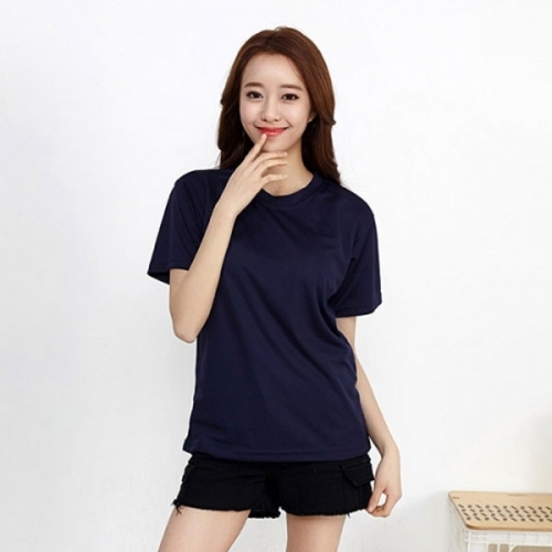 에어로쿨 라운드 반팔 단체티 티셔츠 SH-05_쿨론 5XL 제작가능 (긴팔가능) 회사 학교 교회 체육대회 단체복