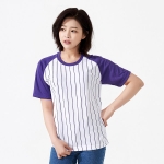 쿨 스트라이프 라운드 반팔 티셔츠 SP-250(5XL~ 티제작 가능)