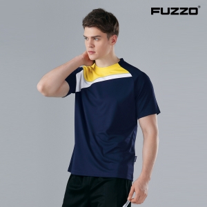 푸조 쿨에버 락미스F 라운드 배색 반팔 티셔츠 FZ-505