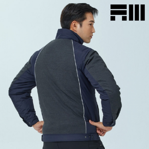 아트윈 폴리 스판 데님라이크 작업복 근무복 점퍼 W-2385
