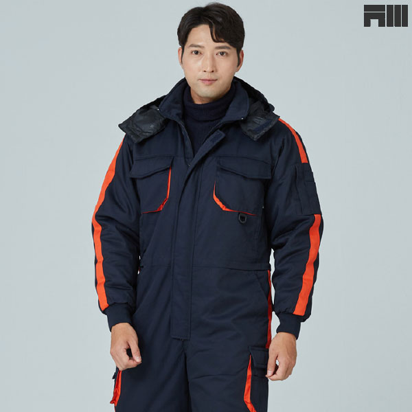 아트윈 상하의 일체형 작업복 (겨울 정비복) SJ-5