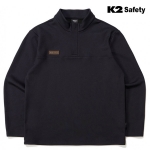 K2 세이프티 근무복/작업복 기모 반집업 긴팔티셔츠 TS-F3201
