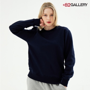 [+82 GALLERY] 헤비 블랜디 기모 단체 맨투맨 티셔츠 (WMTGM01)