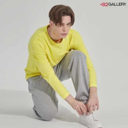 [+82 GALLERY] 헤비 블랜디 기모 트레이닝복 바지 (WPTGM01)