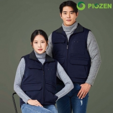 피오젠 유틸리티 폴라폴리스 후리스 작업 조끼 PW-V58