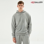 [+82 GALLERY] 헤비 블랜디 3단 쭈리 단체 후드티 티셔츠 (WHDTE01)