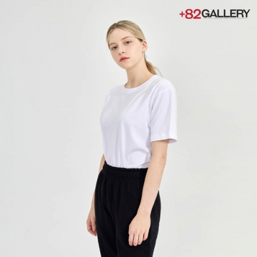 [+82 GALLERY] 에센셜 30수 반팔 티셔츠 (WTS3001)