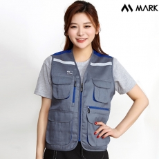 단체조끼 작업조끼 마커 아웃포켓 TC 유니폼 제작 MK121