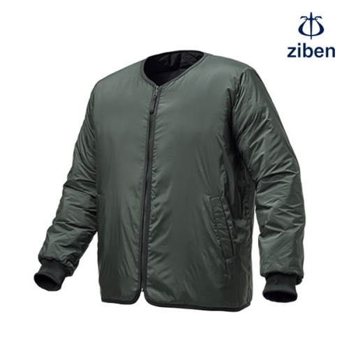 지벤 리버시블 퀄팅 양면포켓 점퍼 겨울 동계 작업복 근무복 ZB-J2352