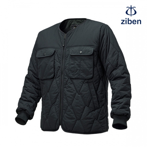지벤 리버시블 퀄팅 양면포켓 점퍼 겨울 동계 작업복/근무복 ZB-J2352