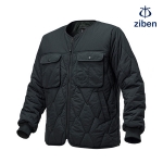 지벤 리버시블 퀄팅 양면포켓 점퍼 겨울 동계 작업복/근무복 ZB-J2352