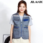 마커 배색 주머니 TC 조끼 MK-131~137