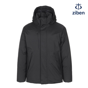 지벤 덕다운 후드 탈부착 패딩 점퍼 겨울 동계 작업복/근무복 ZB-J2353