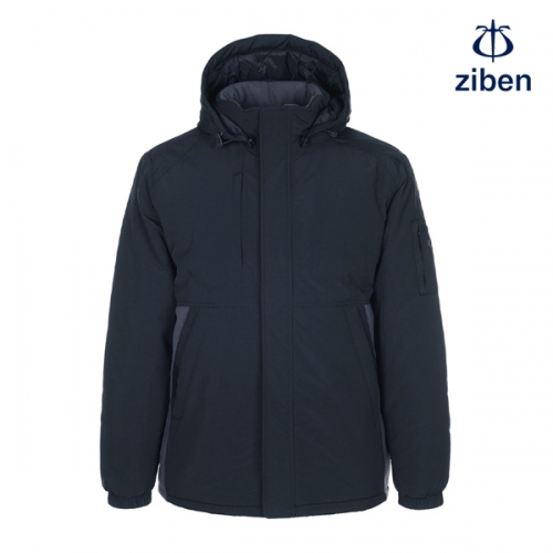 지벤 탈부착 후드 폴라플리스 패딩 점퍼 겨울 동계 근무복/작업복 ZB-J2357