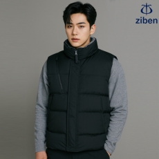 지벤 나일론 경량 덕다운 패딩 조끼 (남여공용) ZB-V2381