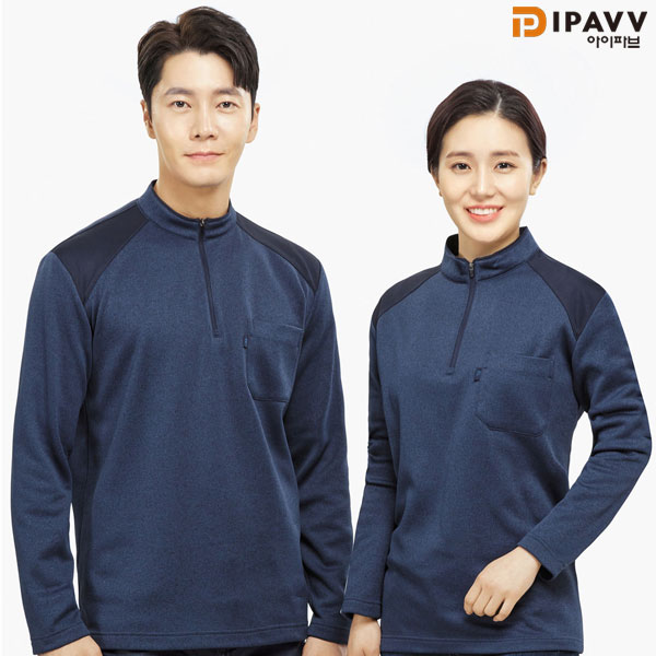 파브 겨울 작업복/근무복 기모 티셔츠(남여공용)TS-6001