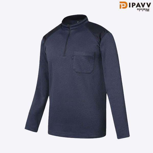 파브 겨울 작업복 근무복 기모 티셔츠(남여공용)TS-6001