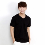 30수 브이넥 반팔 티셔츠 SH-08