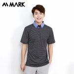 마커 아이스 쿨업 스트라이프 반팔 카라티 MT-353