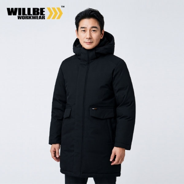 윌비(WILLBE) 남자 하프코트 동계 겨울 패딩 돕바 근무복 점퍼 제작 CT-703