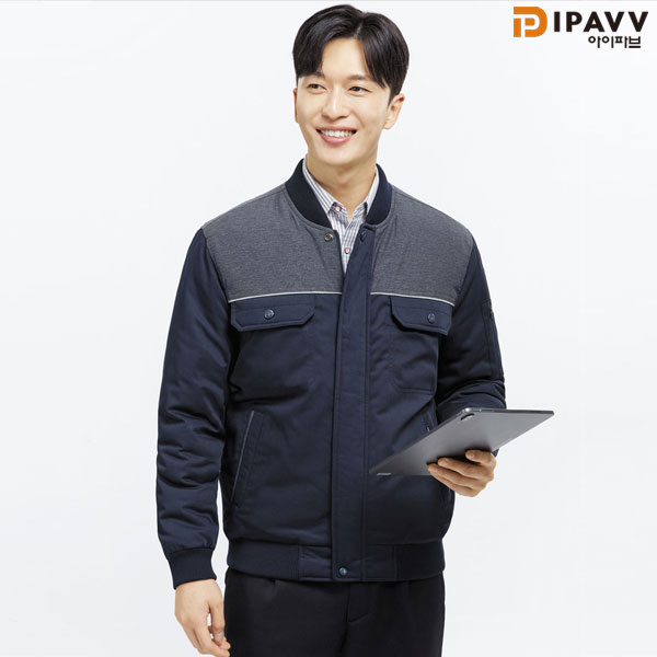 파브 겨울 작업복 근무복 동계 점퍼 동복 패딩 상의 WM-J1703