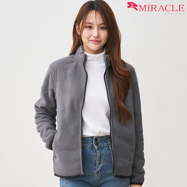 미라클 양털 폴라폴리스 기모 자켓 후리스 플리스 점퍼