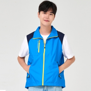 메덱스 밀키코팅 기능성 고급 조끼 MC-101 (회사 단체복 행사 조끼 주문 제작)