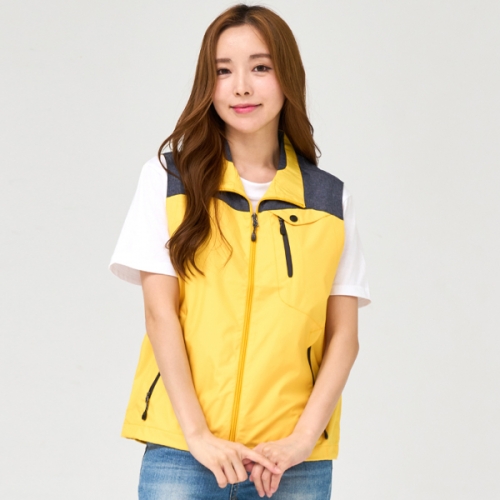 메덱스 기능성 경량 배색 조끼 MC-103 (회사 단체복 행사 조끼 제작)