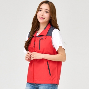 메덱스 기능성 경량 배색 조끼 MC-103 (회사 단체복 행사 조끼 주문 제작)