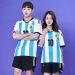아르헨티나 홈 국가대표 유니폼 축구복 반티 506A[4XL 빅사이즈 가능]