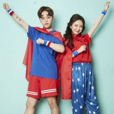 날아라 슈퍼맨 코스프레반티 세트(상의기준)