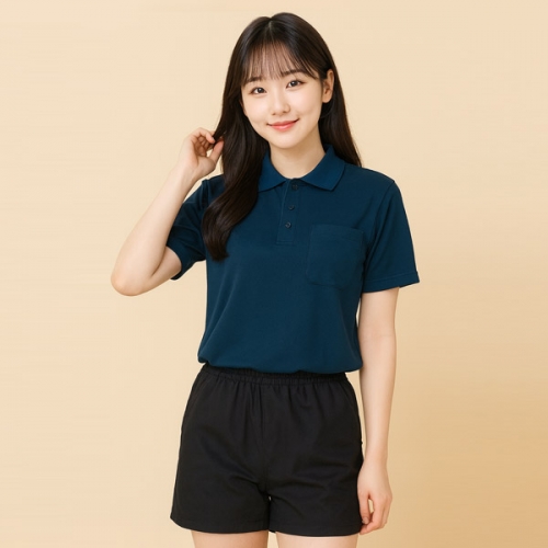 쿨에버 워크웨어 폴로 반팔 카라티셔츠 SP-555 (볼펜꽃이 주머니 옆트임)ㅣ120(5XL) 회사 단체티 주문제작