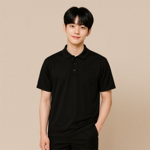 쿨에버 워크웨어 폴로 반팔 카라티셔츠 SP-555 (볼펜꽃이/주머니/옆트임)ㅣ120(5XL) 회사 단체티 주문제작