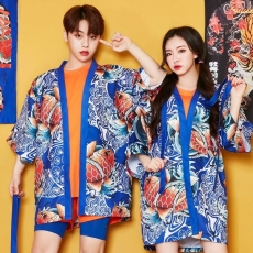 비단잉어가운 블루 야쿠자반티 (가운기준)
