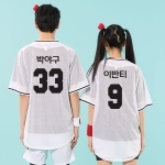 화이트 메쉬 베이스볼 야구복 반티(상의기준)