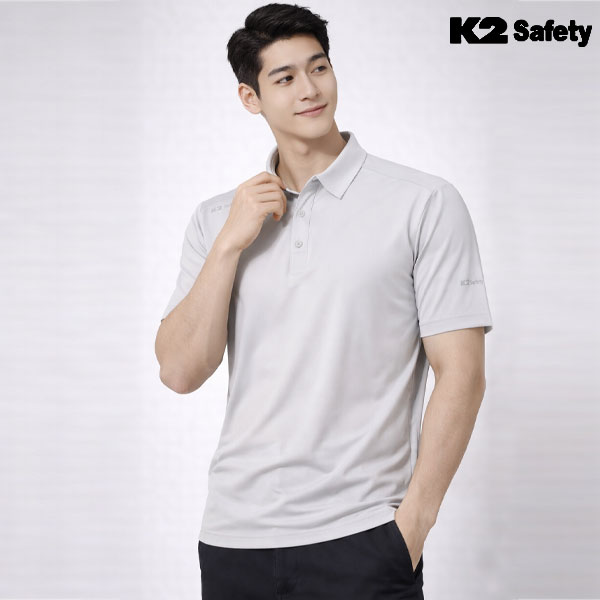 K2 세이프티 스판 나일론 반팔 티셔츠 TS-4201