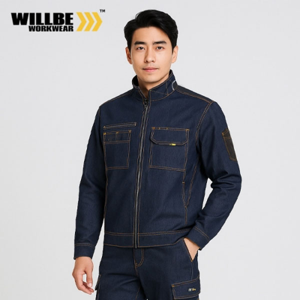 윌비(WILLBE) 데님 코듀라 점퍼 PR-02J