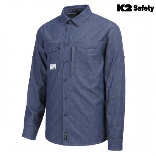 K2 세이프티 작업복 긴팔 워크셔츠 회사 작업남방 제작 SH-4401