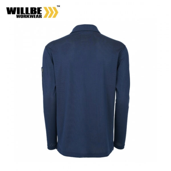 윌비(WILLBE) 네이비 카치온 긴팔티셔츠 윌비 PR-02T