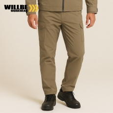 윌비(WILLBE) 스판 멀티포켓 베이지 바지 PR-03P