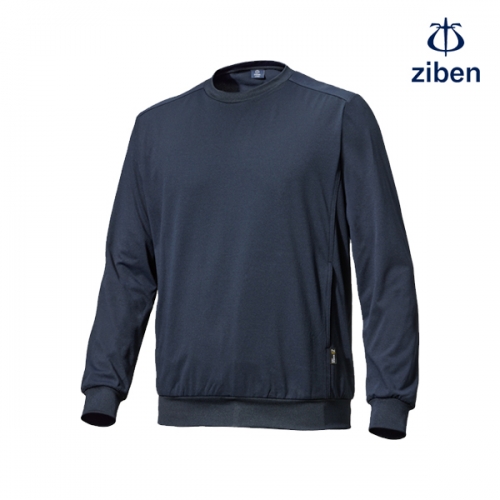 지벤(ZIBEN) 캐주얼 라운드 작업복 근무복 티셔츠 ZB-T2332