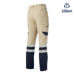 지벤(ZIBEN) 춘추 방염 작업복/근무복 바지 ZB-FRP01