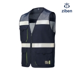 지벤(ZIBEN) 방염 근무복/작업복 베스트 ZB-FRV01