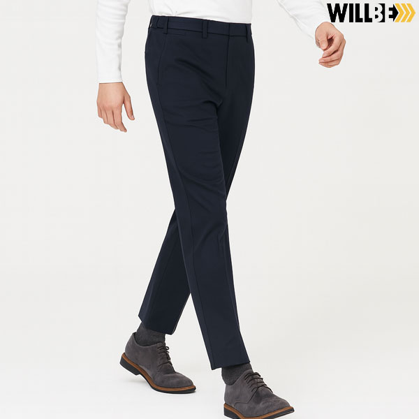 윌비(WILLBE) T400 잠재권축사 CVC 팬츠 네이비 SO-11P