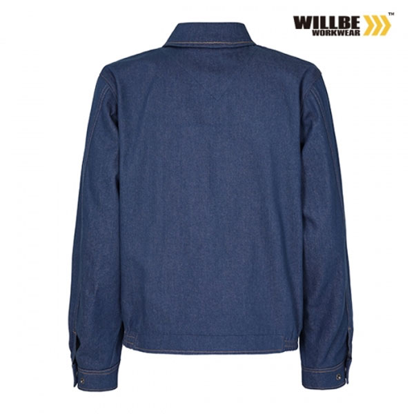 윌비(WILLBE) 루즈핏 데님 작업복 근무복 자켓 SO-12K